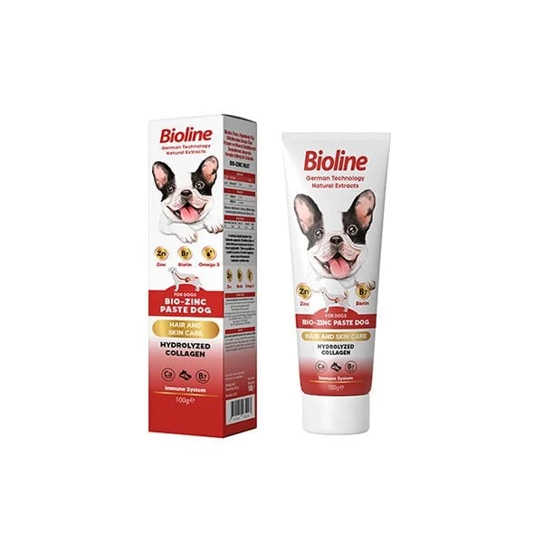 Bioline Deri Ve Tüy Bakımı Destekleyici Biotin Ve Zinc Paste Köpek Macunu 100 Gr