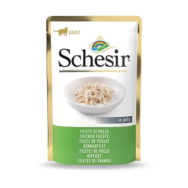 Schesir Kiiten Pouch Tavuklu Fileto Konserve Yavru Kedi Maması 100 Gr
