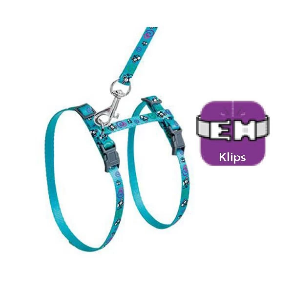 Karlie Kedi Göğüs Ve Uzatma Tasması Takımı Turkuaz 30-42 Cm 120 Cm