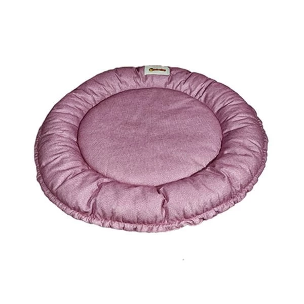 Petzz Sunflower Çift Taraflı Peluş Kedi Ve Köpek Yatağı Gri/pembe 85 Cm