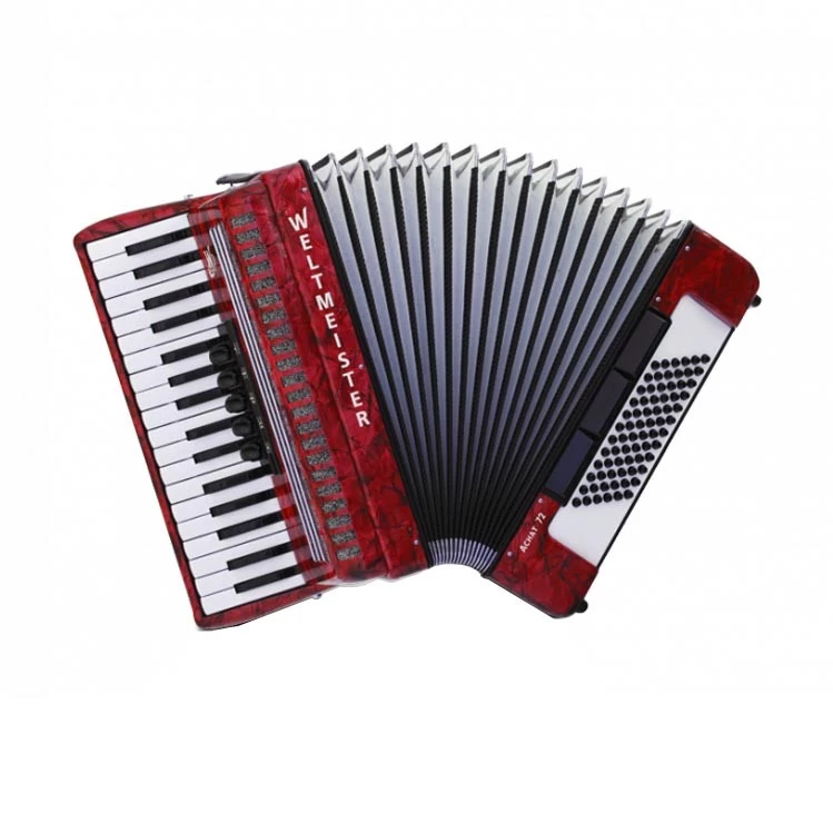 Akordeon Weltmeister Achat 34/72/iii/5/3 Kırmızı Wm-01011164