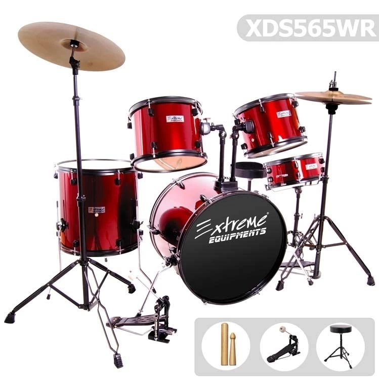 Bateri Davul Seti Kırmızı Xds565wr