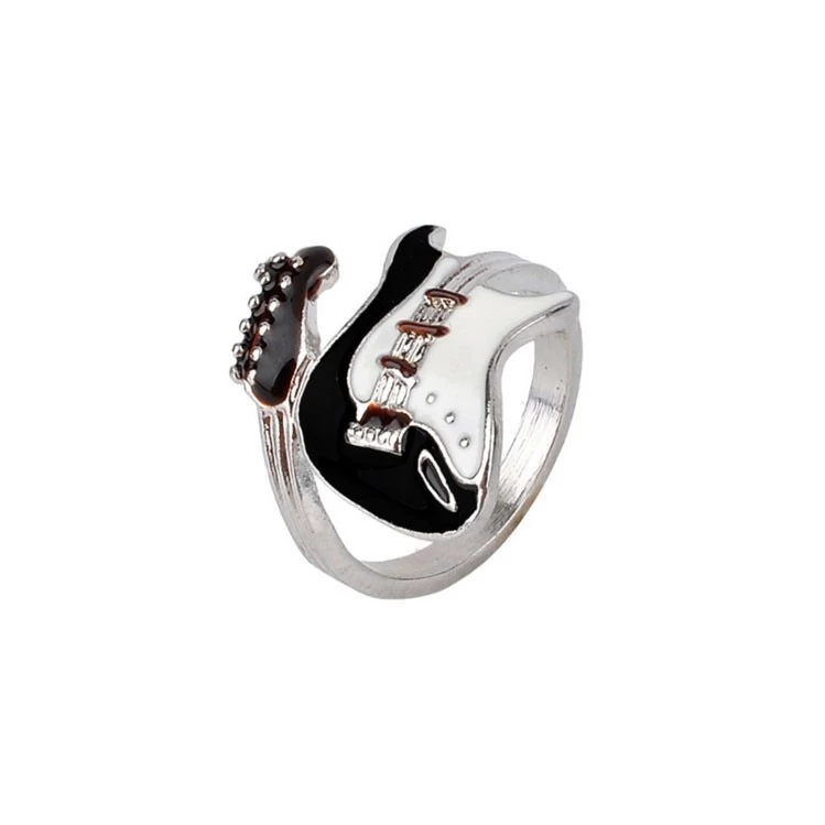 Hediyelik Gitar Yüzük Nikel Kaplama Ngr16