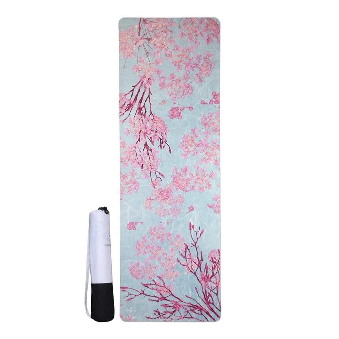 Seeka Yoga Mikrofiber Serisi Yoga Matı Floral