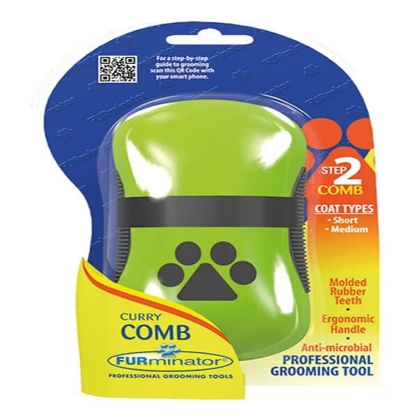 Furminator Curry Köpek Masaj Ve Yıkama Fırçası