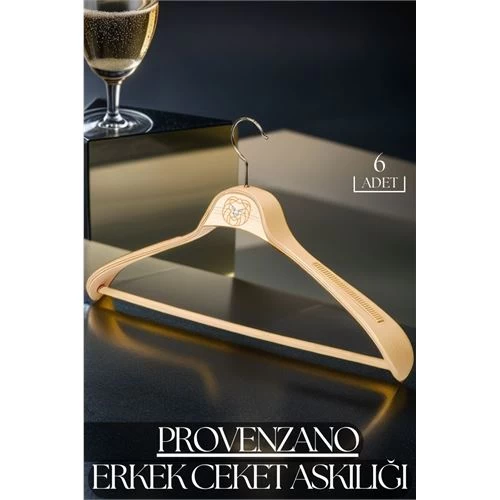 Transformacion Ahşap Erkek Ceket Askılığı 6 Lı Set Provenzano Design 719389