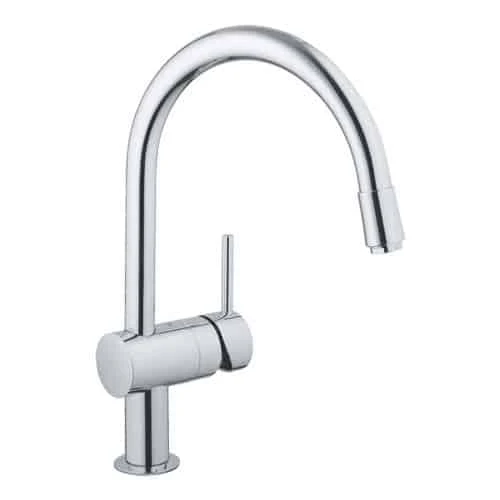 Grohe Eviye Bataryası Spiralli Tek Akışlı Minta Krom