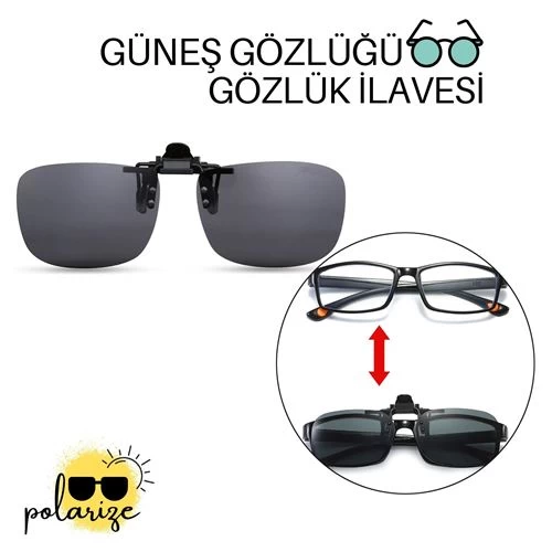 Transformacion Güneş Gözlüğü Gözlük İlavesi Clip-on Polarize 718297