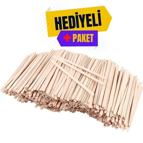 Transformacion 6000+1000 Adet Organik Ahşap Çay Kaşığı