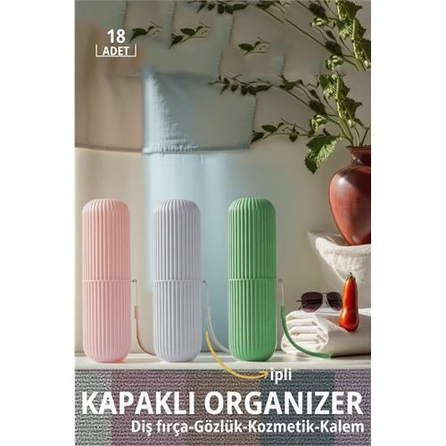 Transformacion 15+3adet Organizer Kutu  Diş Fırça Gözlük Kozmetik