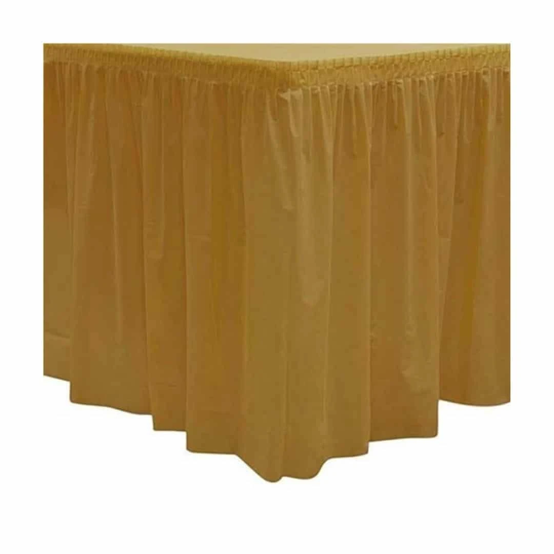 Gold Plastik Masa Eteği 75 Cm * 426cm