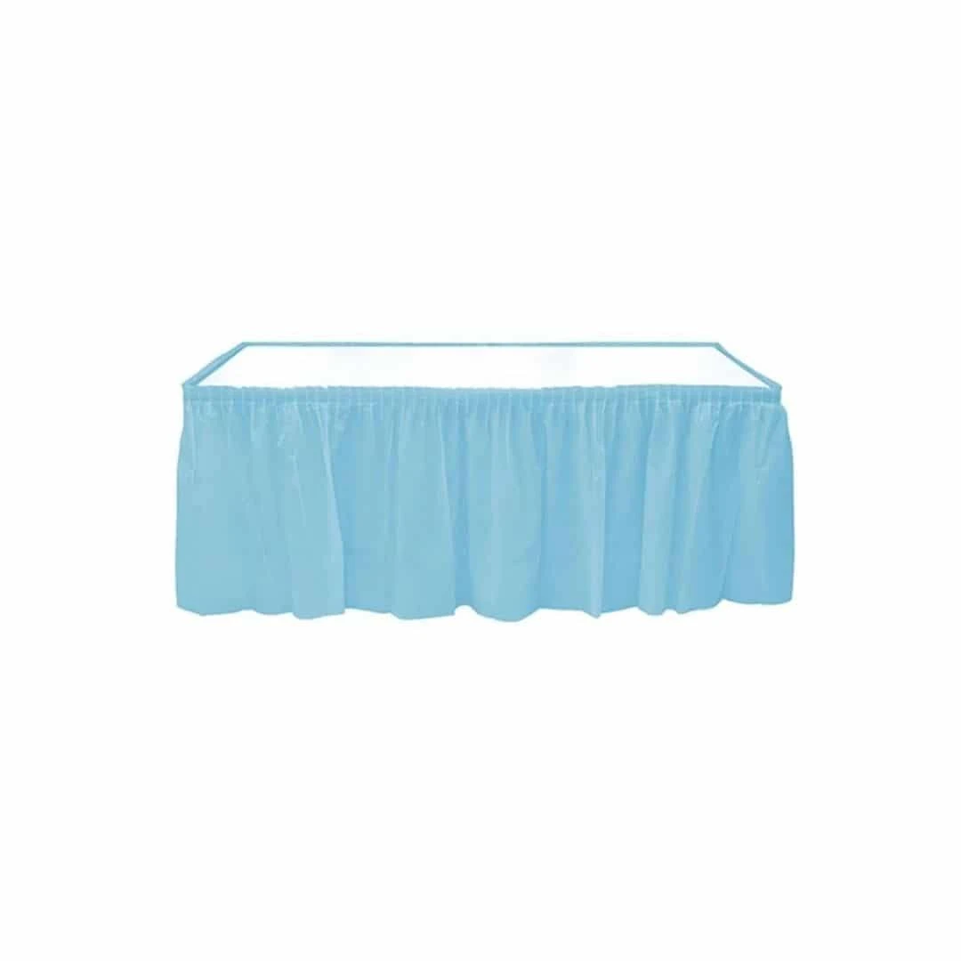 Masa Eteği Plastik Açık Mavi 75 Cm *426cm