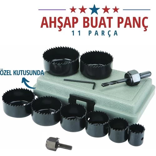 Transformacion 6 Adet Parça Ahşap Buat Panç Testere Seti