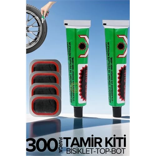 Transformacion 12 Adet Lastik Yaması 300 Lü Set Bisiklet Top Bot