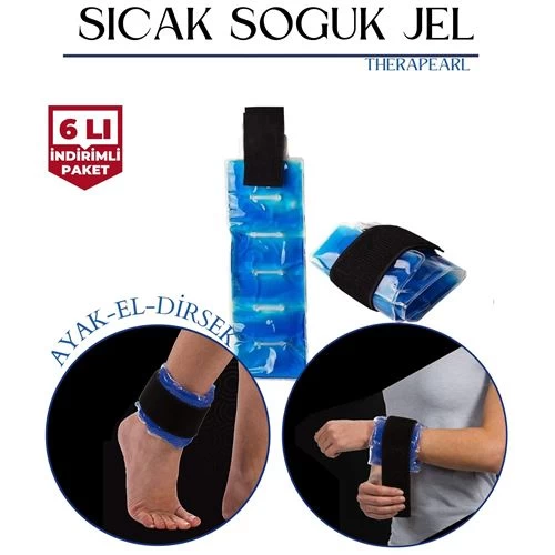 Transformacion 6 Adet Therapearl Bilek Sıcak Soğuk Jel Paket