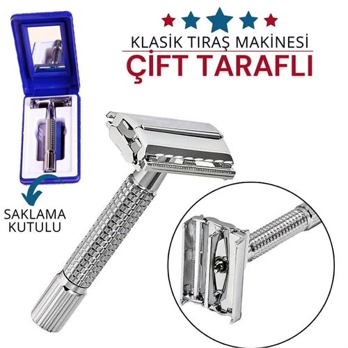 Transformacion 6 Adet Manuel Tıraş Makinesi Özel Kutulu 2 Taraflı Hong Long Design
