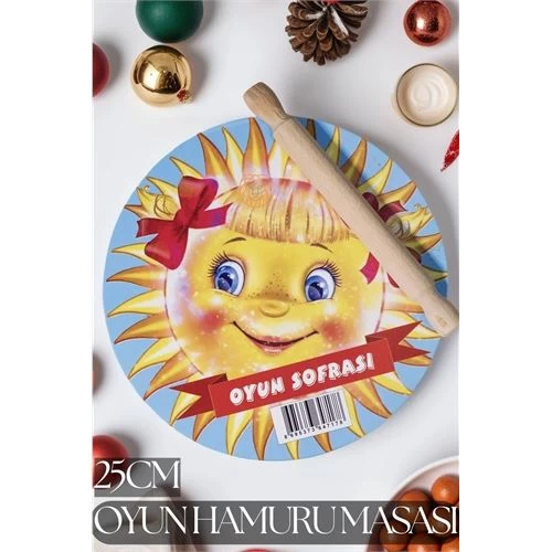 Transformacion 14 Adet 25 Cm Oyun Hamuru Masası Merdaneli Set