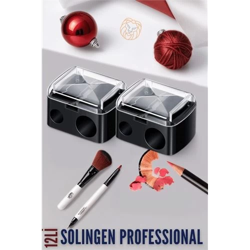 Transformacion 12 Adet Makyaj Kalem Açacağı 2 Boyutlu Solingen Professional