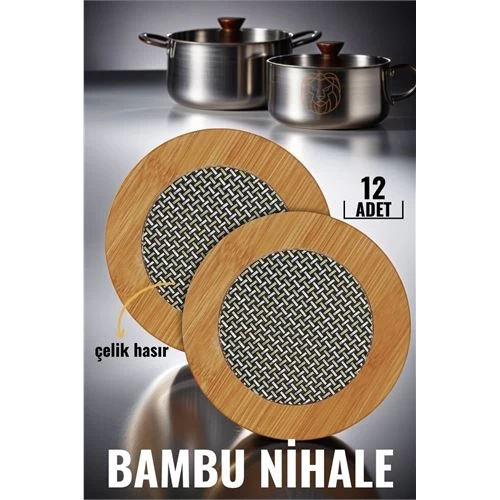 Transformacion 12 Adet   Bambu Çelik Telli Nihale Falper Design