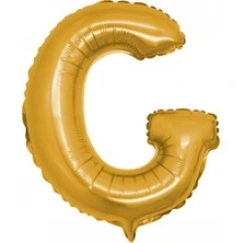 Grabo Harf Folyo Balon Gold G