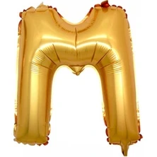 Grabo Harf Folyo Balon Gold M