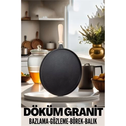 Transformacion 5+1 Adet Döküm Granit Gözleme Bazlama Tavası