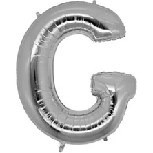 Grabo Harf Folyo Balon Silver G