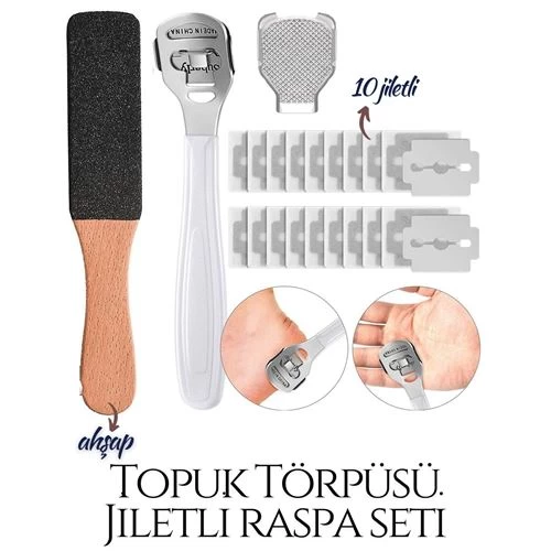 Transformacion 12+2 Set Ayak Törpüsü+jiletli Topuk Raspa Seti