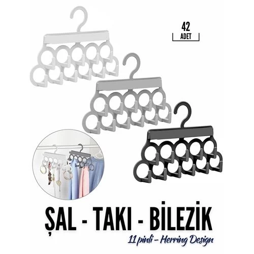 Transformacion 36+6 Adet Takı Şal Bilezik Kravat Askısı Herring Design 18986