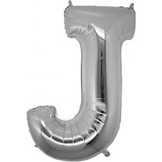 Grabo Harf Folyo Balon Silver J