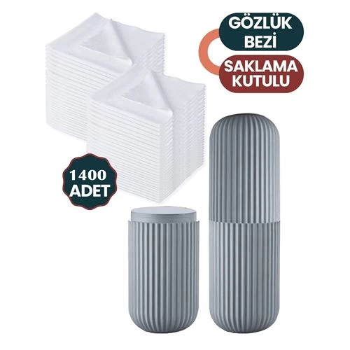 Transformacion 1200+200 Adet  Promosyonluk Gözlük Silme Bezi Organizer Box Hediyeli