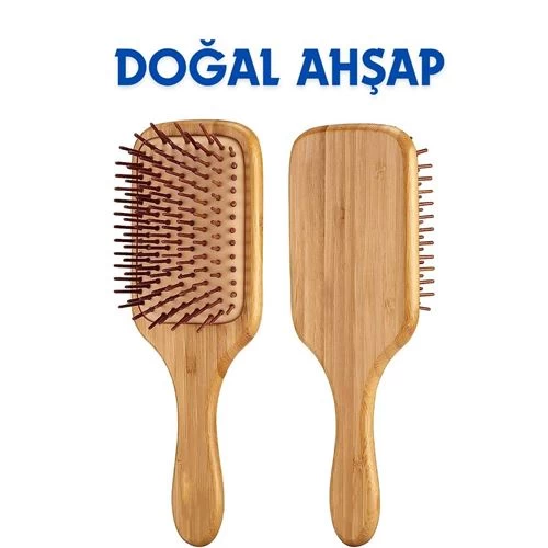 Transformacion 5+1 Adet Absolute Ahşap Masajlı Saç Açma Tarağı