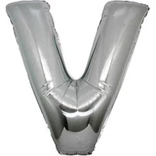 Grabo Harf Folyo Balon Silver V