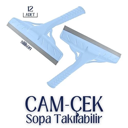 Transformacion 8+4 Adet Silikon Uçlu Cam Sil Çekçek 22 Cm