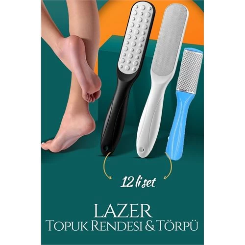 Transformacion 6 Set Lazer Topuk Törpüsü+topuk Rendesi Ve Törpü Set