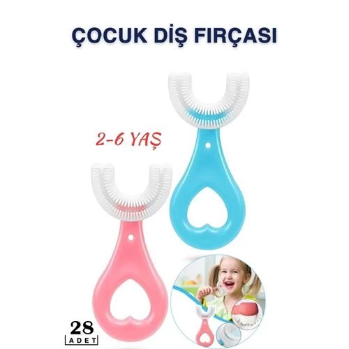 Transformacion 24+4 Adet Çocuk Diş Fırçası 2-6 Yaş 2 Lİ Paket