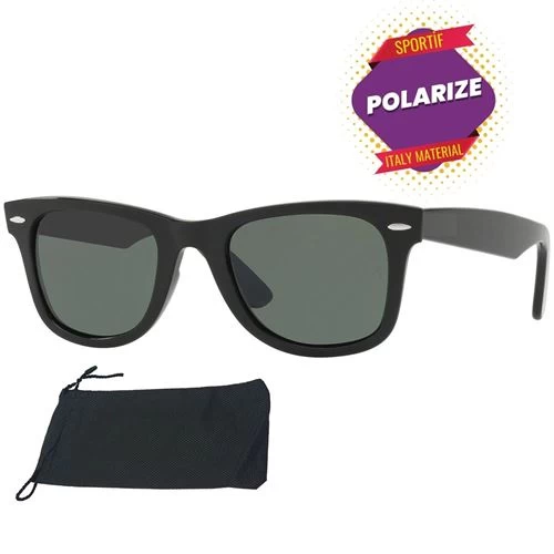 Transformacion 6 Adet Kemik Polarized Siyah Erkek Güneş Gözlüğü