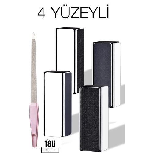 Transformacion 4 Yüzeyli Törpü Ve Parlatma Blok Sünger 3 Lü Set