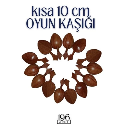 Transformacion 168+28adet Kısa Oyun Kaşığı