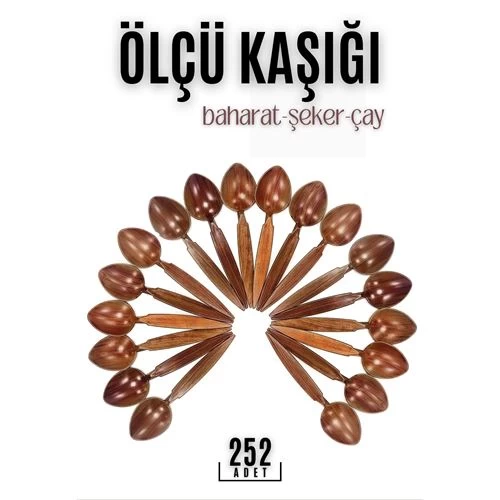 Transformacion 216+36 Adet Baharat Ölçü Kaşığı  Schepper Design