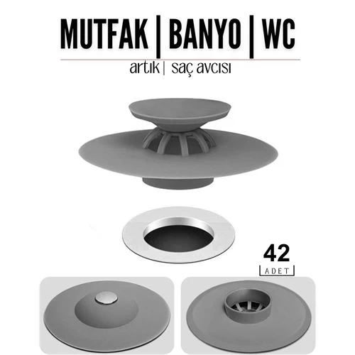 Transformacion 30+12 Adet Lavabo Küvet Artık Ve Saç Avcısı Peligna Design