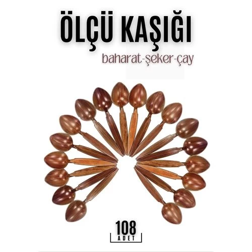 Transformacion 108 Adet Baharat Ölçü Kaşığı  Schepper Design