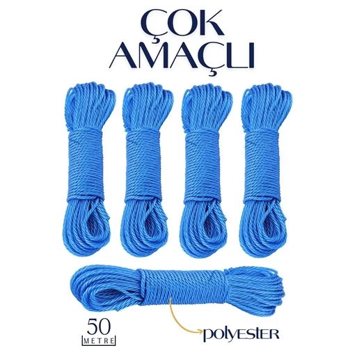 Transformacion 30 Adet Çok Amaçlı Polyester İp 300 Metre
