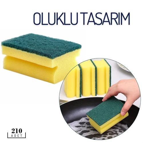 Transformacion 150+60 Adet Accord Oluklu Bulaşık Süngeri