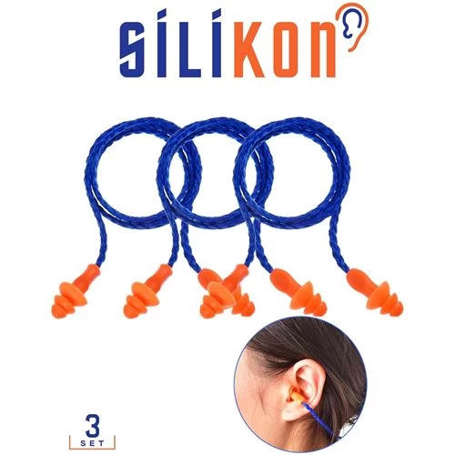 Transformacion 36+6 Adet Silikon Kulak Tıkacı İpli Howard Design