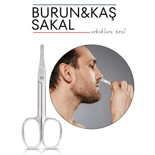 Transformacion 6 Adet Burun Kaş Sakal Makası Erkeklere Özel
