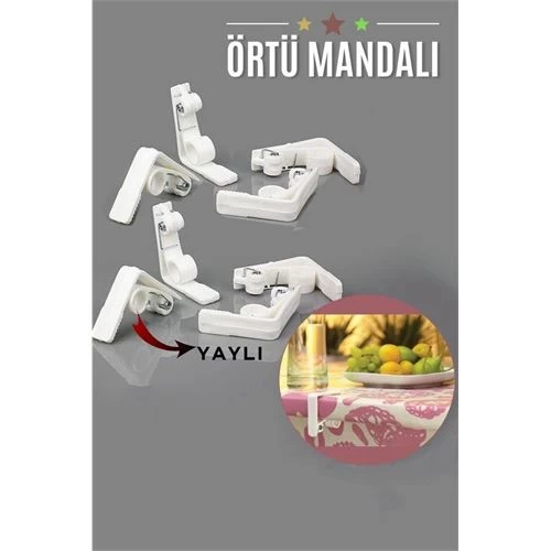 Transformacion 48 Adet Yaylı Masa Örtüsü Mandalı