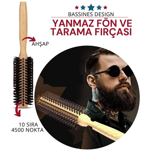 Transformacion 12+2 Adet Baxter Sakal Saç Fön Ve Tarama Tarağı