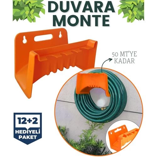 Transformacion 12+2 Adet Duvara Monte Malzeme Askılı Hortum Ve Kablo Askısı