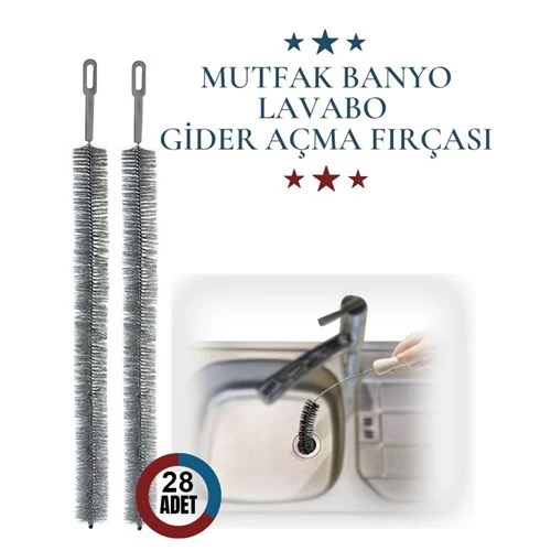 Transformacion 24+4adet  Mutfak Banyo Lavabo Gider Açma Fırçası